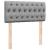 Pat box spring cu saltea, gri deschis, 90x190 cm, textil GartenMobel Dekor