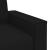 Set de canapele cu perne, 2 piese, negru, textil GartenMobel Dekor