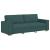 Set de canapele cu perne, 2 piese, verde închis, textil GartenMobel Dekor