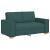 Set de canapele cu perne, 2 piese, verde închis, textil GartenMobel Dekor
