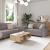 Set de canapea cu perne, 2 piese, gri taupe, material textil GartenMobel Dekor