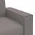 Set de canapea cu perne, 2 piese, gri taupe, material textil GartenMobel Dekor