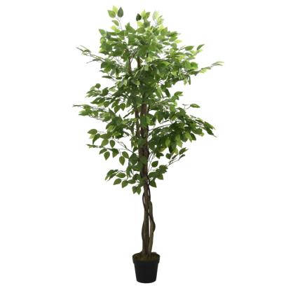 Arbore ficus artificial 1008 de frunze 180 cm verde GartenMobel Dekor