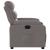 Fotoliu rabatabil, gri taupe, material textil GartenMobel Dekor