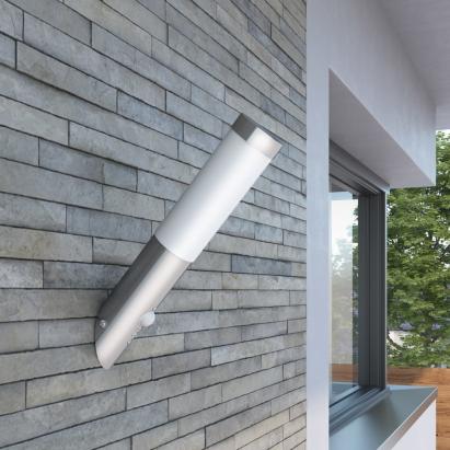 Lampă RVS cu senzor de mișcare 6 x 36 cm GartenMobel Dekor