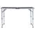 Masă de camping pliabilă, gri, 120 x 60 cm, aluminiu GartenMobel Dekor
