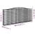 Coș gabion arcuit, 400x30x160/180 cm, fier galvanizat GartenMobel Dekor