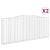 Coșuri gabion arcuite 2 buc. 400x30x160/180 cm fier galvanizat GartenMobel Dekor