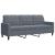 Set de canapele cu perne/rulouri, 4 piese, gri închis, catifea GartenMobel Dekor