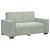 Set de canapele cu perne, 2 piese, gri deschis, catifea GartenMobel Dekor