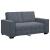 Set de canapele cu perne, 2 piese, gri închis, catifea GartenMobel Dekor