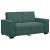 Set de canapele cu perne, 2 piese, verde închis, catifea GartenMobel Dekor