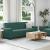 Set de canapele cu perne, 2 piese, verde închis, catifea GartenMobel Dekor
