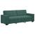 Set de canapele cu perne, 2 piese, verde închis, catifea GartenMobel Dekor