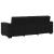 Set de canapele cu perne, 2 piese, negru, catifea GartenMobel Dekor