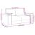 Set de canapele cu perne, 2 piese, galben, catifea GartenMobel Dekor