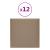 Panouri de perete 12 buc. cappuccino 30x30 cm piele eco 1,08 m² GartenMobel Dekor