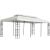 Pavilion cu acoperiș dublu, alb, 6x3 m, oțel GartenMobel Dekor