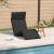 Șezlong pliabil negru 175x54x8,5 cm țesătură Oxford GartenMobel Dekor