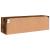 Comodă TV de perete, stejar fumuriu, 100x30x30cm,lemn prelucrat GartenMobel Dekor