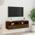 Comodă TV de perete, stejar maro, 100x30x30 cm lemn prelucrat GartenMobel Dekor
