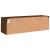 Comodă TV de perete, stejar maro, 100x30x30 cm lemn prelucrat GartenMobel Dekor