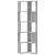 Bibliotecă 5 niveluri gri beton 50x50x179cm lemn prelucrat GartenMobel Dekor