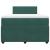 Pat box spring cu saltea, verde închis, 120x200 cm, catifea GartenMobel Dekor
