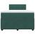 Pat box spring cu saltea, verde închis, 120x200 cm, catifea GartenMobel Dekor