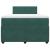Pat box spring cu saltea, verde închis, 120x200 cm, catifea GartenMobel Dekor
