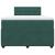 Pat box spring cu saltea, verde închis, 120x200 cm, catifea GartenMobel Dekor