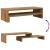 Suport monitor, stejar artizanal, 54x22x15 cm, lemn prelucrat GartenMobel Dekor