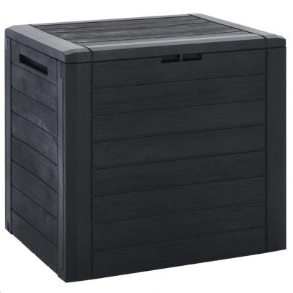 Ladă depozitare de grădină antracit 58,5x46x55 cm polipropilenă GartenMobel Dekor