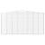 Coș gabion arcuit 400x30x200/220 cm fier galvanizat GartenMobel Dekor