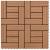Plăci de pardoseală, 22 buc., maro, 30 x 30 cm, WPC, 2 mp GartenMobel Dekor
