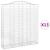Coșuri gabion arcuite, 13 buc 200x50x220/240cm, fier galvanizat GartenMobel Dekor