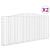 Coșuri gabion arcuite 2 buc, 400x30x180/200 cm, fier galvanizat GartenMobel Dekor