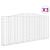 Coșuri gabion arcuite 3 buc, 400x30x180/200 cm, fier galvanizat GartenMobel Dekor