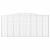Coșuri gabion arcuite 3 buc, 400x30x180/200 cm, fier galvanizat GartenMobel Dekor