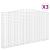Coșuri gabion arcuite, 3 buc, 400x30x220/240cm, fier galvanizat GartenMobel Dekor