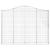 Coș gabion arcuit 200x30x140/160 cm fier galvanizat GartenMobel Dekor