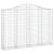 Coș gabion arcuit 200x30x140/160 cm fier galvanizat GartenMobel Dekor