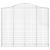 Coș gabion arcuit 200x30x160/180 cm fier galvanizat GartenMobel Dekor