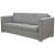 Set canapele, 2 piese, gri deschis, material textil  GartenMobel Dekor