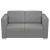 Set canapele, 2 piese, gri deschis, material textil  GartenMobel Dekor