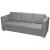 Set canapele, 2 piese, gri deschis, material textil  GartenMobel Dekor