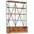 Bibliotecă 4 rafturi 6 sertare 122x36x181 cm lemn masiv mango GartenMobel Dekor