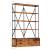 Bibliotecă 4 rafturi 6 sertare 122x36x181 cm lemn masiv mango GartenMobel Dekor