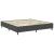 Cadru pat continental, gri, 200x200 cm, material textil GartenMobel Dekor
