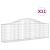 Coșuri gabion arcuite 11 buc, 200x30x60/80 cm, fier galvanizat GartenMobel Dekor